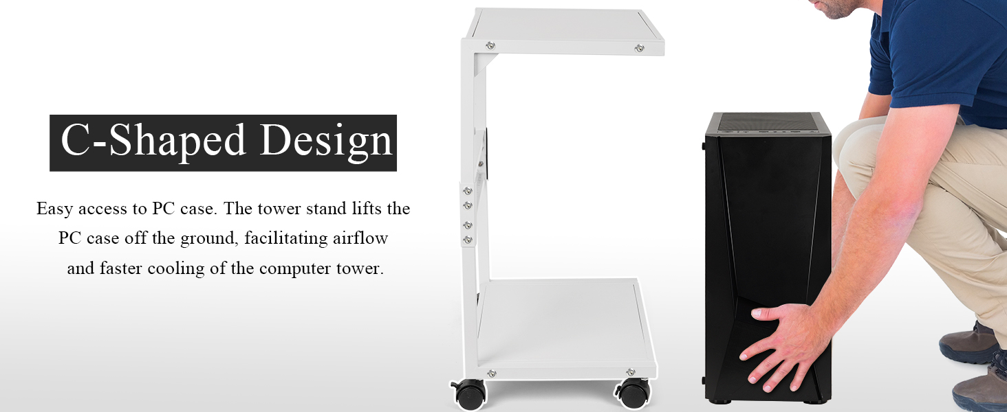computer tower stand