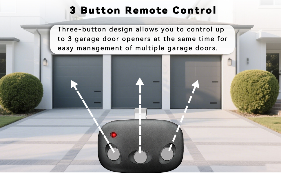Garage Door Opener Remote for 318MHz Linear MegaCode MCT-3