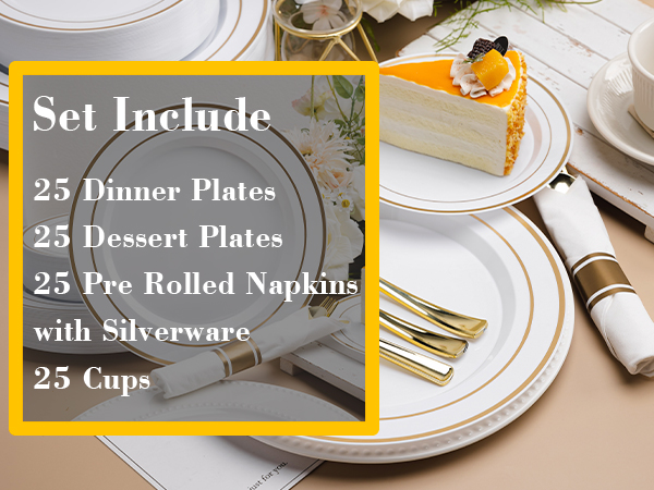 plastic plates sets