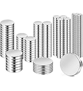 rhinocats Small Strong Magnets, 269Pcs Rare Earth Neodymium Round Refrigerator Magnets for Office...