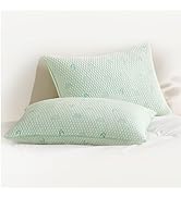 ACCURATEX Cooling Memory Foam Pillows for Sleeping Queen Size Set of 2, Adjustable Fluffy Pillows...