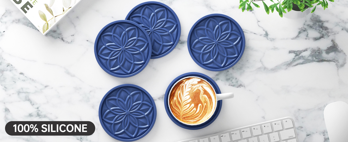silicone coasters