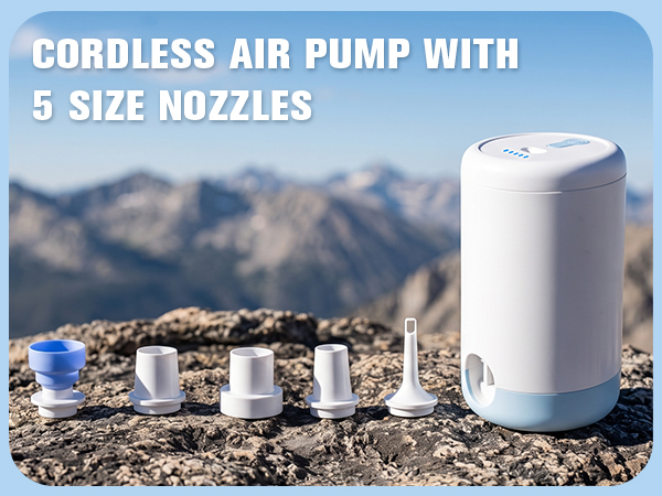 Portable Air Pump for Inflatables Tiny Pump Air Mattress Pump Electric Air Pump for Camping