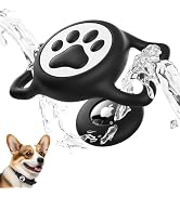 ZiperTag for Airtag Dog Collar Holder, Dog Airtag Holder Waterproof, Lightweight & Soft Silicone ...