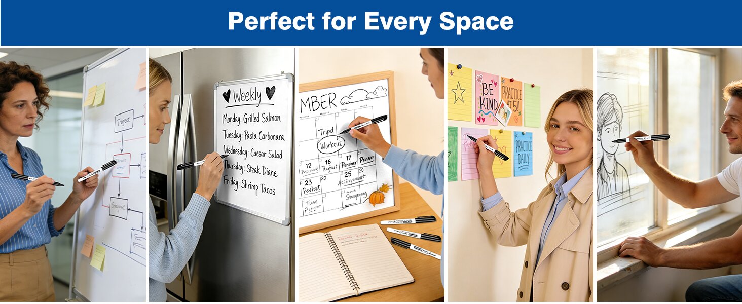 Black Dry Erase Markers