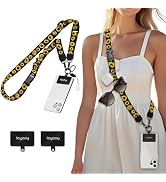 Icycay Phone Lanyard Crossbody, Flower Cell Phone Strap for Around The Neck Adjustable, Floral Te...