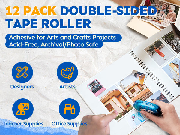 Double Sided Tape Roller