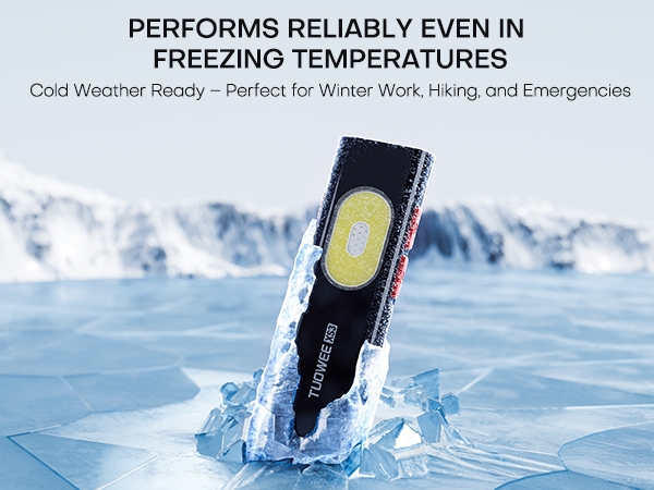 Flat EDC Flashlight Rechargeable Small Pocket Flashlight Cold Resistant Outdoor