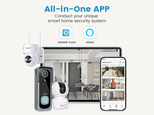 Smart Home Security - Control by One APP