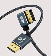 Thzzhnno DisplayPort Cable 6.6FT, 90° Degree Right Angled Displayport 8K Cord Support up to 8K/12...