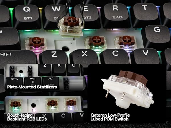 Luma84 Wireless Gaming Mechanical Keyboard