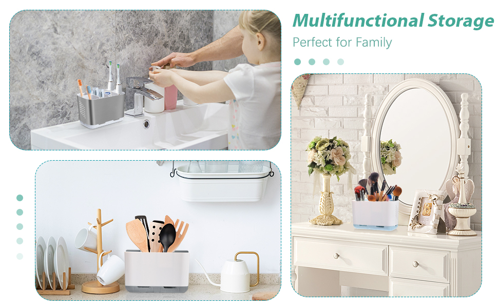 toothbrush storage for bathroom