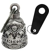 Motorcycle Bell for Bikers Women Men with Hanger, Biker Bell for Riders Riding Bell for Good Luck...