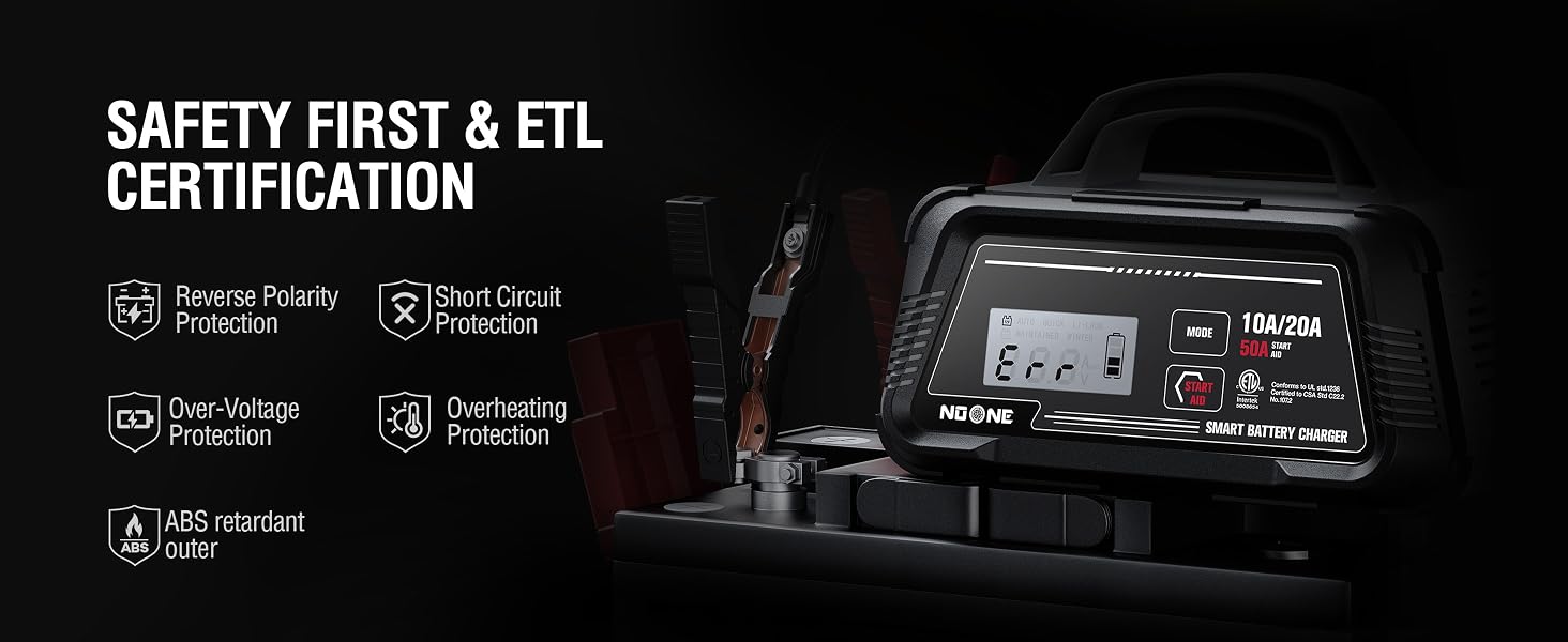 ETL CERTIFIED & 9-LAYER SAFETY PROTECTION