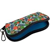 Frogglez Swim Goggles Carry Case - Soft Lightweight Neoprene Cloth Pouch or Case w/Clip & Zipper ...