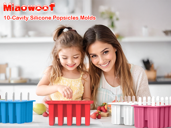 MIAOWOOF POPSICLES MOLDS