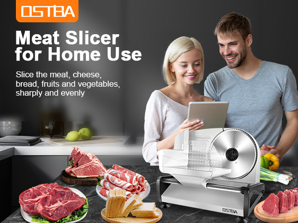 Meat Slicer Electric Deli Food Slicer