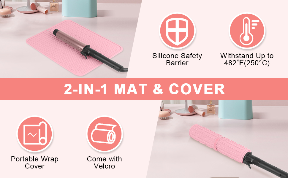 heat mat for curling iron