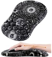 Laokiiy Mouse Pad Wrist Support, Ergonomic Mouse Pad with Wrist Rest, Comfortable Computer Mouse ...