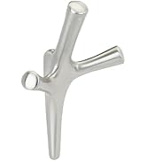 Amerock Kodiak Contemporary Triple Prong Satin Nickel Decorative Wall Hook