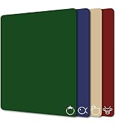 WK Plastic Flexible Cutting Boards for Kitchen Set of 4, Colored Cutting Board Mats with Food Ico...