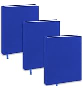 KICNIC Blue Book Covers 3 Pack, 9x11 Inch Jumbo Stretchable Book Sox for Most Hardcover Books, Up...