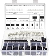 OCR 640Pcs Dupont Connector Kit 2.54mm Pitch Crimp Pin Housing Connector and Male Female Crimp Pi...