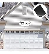 ToLanbbt Magnetic Garage Door Windows Hardware Faux PVC Fake Decorative Window Decals Kits for 2 ...