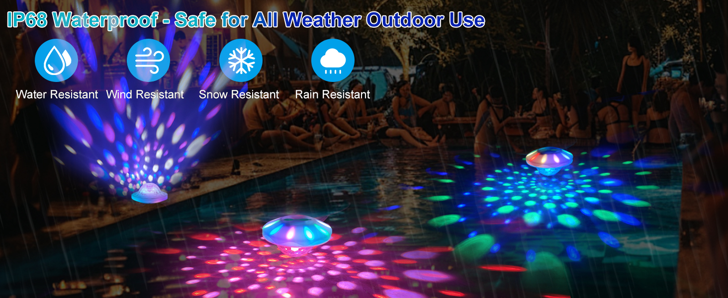 floating lights for pool