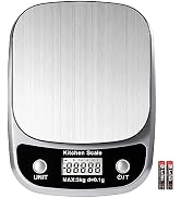 GRAM PRES Food Kitchen Scale Digital Weight Grams and Oz,Professional Small Digital Kitchen Food ...