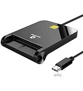 ZOWEETEK CAC Reader USB C, CAC Card Reader Military, DOD Military USB Common Access CAC, Compatib...