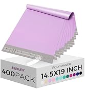 Fuxury Poly Mailers 14.5x19 Inch 400 Pcs Bulk Shipping Bags for Clothing Strong Adhesive Shipping...