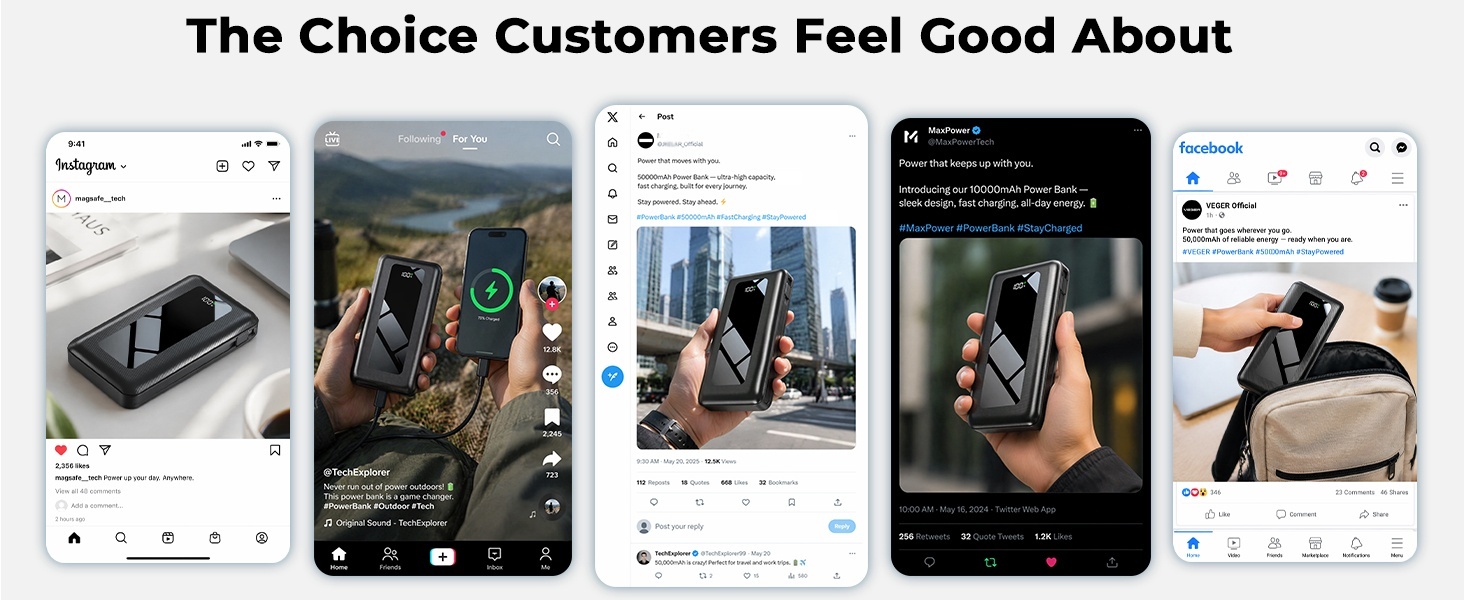 The Choice Customers Feel Good About