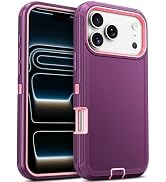 Jelanry Case for iPhone 17 Pro Max 5G 6.9-inch, Heavy Duty Rugged & Dual-Layer Shockproof Droppro...