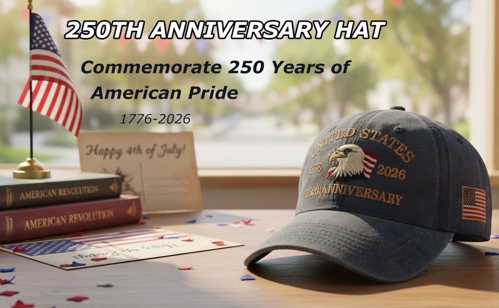 250 year american anniversary hat