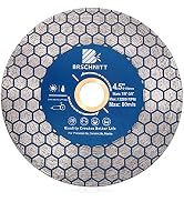 Diamond Granite Cutting Wheel 4.5inch - BRSCHNITT 115mm Vacuum Brazed Angle Grinder Diamond Blade...