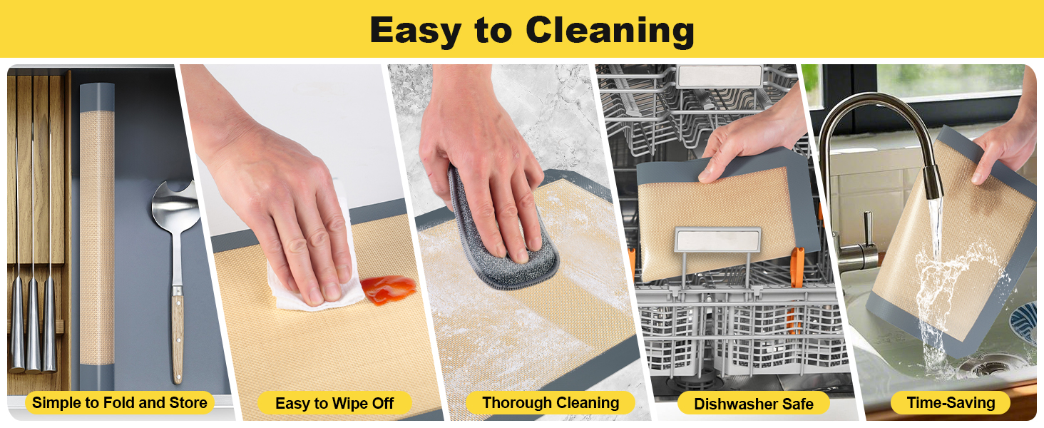 Silicone baking mat