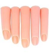 Manicure Practice Fingers Nail Art Practice Finger Practice Fingers for Nails Manicure Training H...
