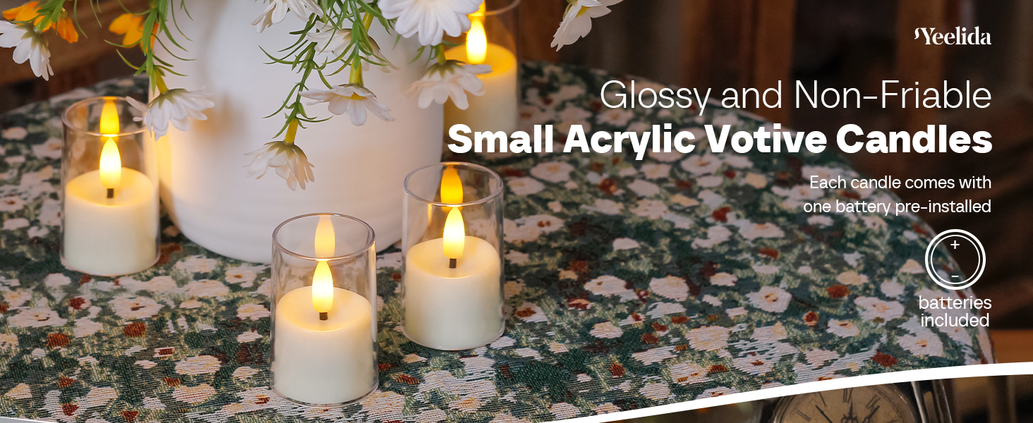 flameless tea light candles