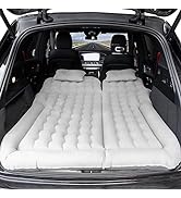 Haomaomao SUV Air Mattress, Inflatable Car Bed with Electric Pump and Pillow, Flocking Surface, C...