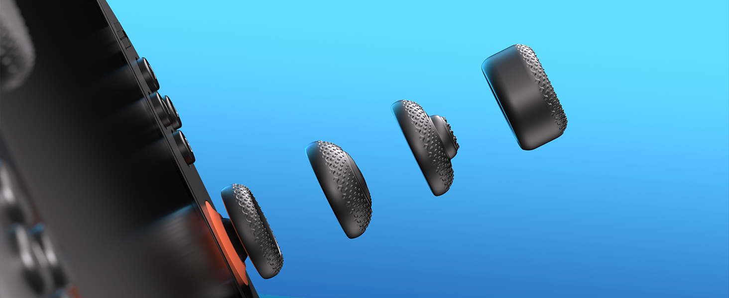 PlayVital 8-in-1 Pro Thumb Grips for Nintendo Switch 2