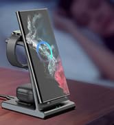 Wireless Charger for Samsung, 3 in 1 Charging Station Compatible with Samsung Galaxy S22+ S22 S21...