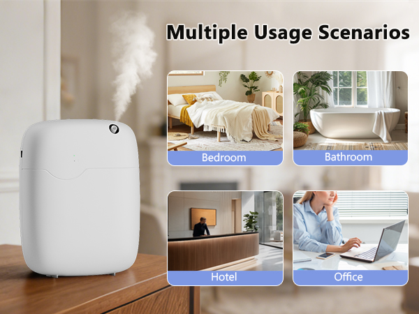 Waterless Essential Oil Diffuser Scent Diffuser Machine for Aromatherapy Cold Air Diffusers