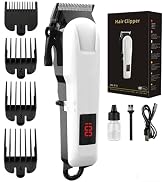 RUIM Professional Hair Clippers for Men, Cordless & Corded Barber Clippers, Rechargeable Haircut ...