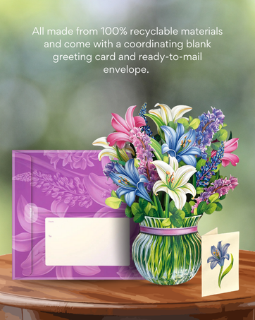 100% recyclable materials freshcut paper