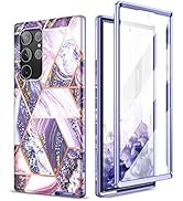 SURITCH for Samsung Galaxy S22 Ultra Case, Built-in Screen Protector for Samsung S22 Ultra 5G Cas...