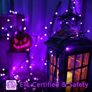 Purple String Lights