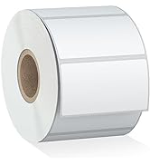 Misofuki 2.25x1.25 1000 Labels Rectangular White Direct Thermal Stickers Labels Roll Compatible w...