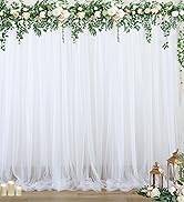 sheer backdrop curtains