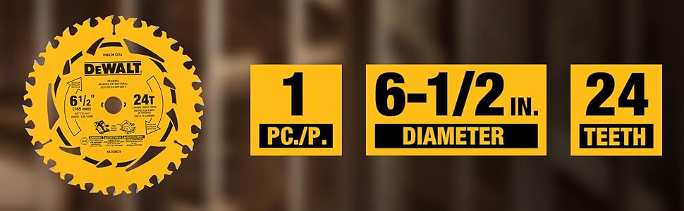 6 1/2 in 24 teeth 1 count